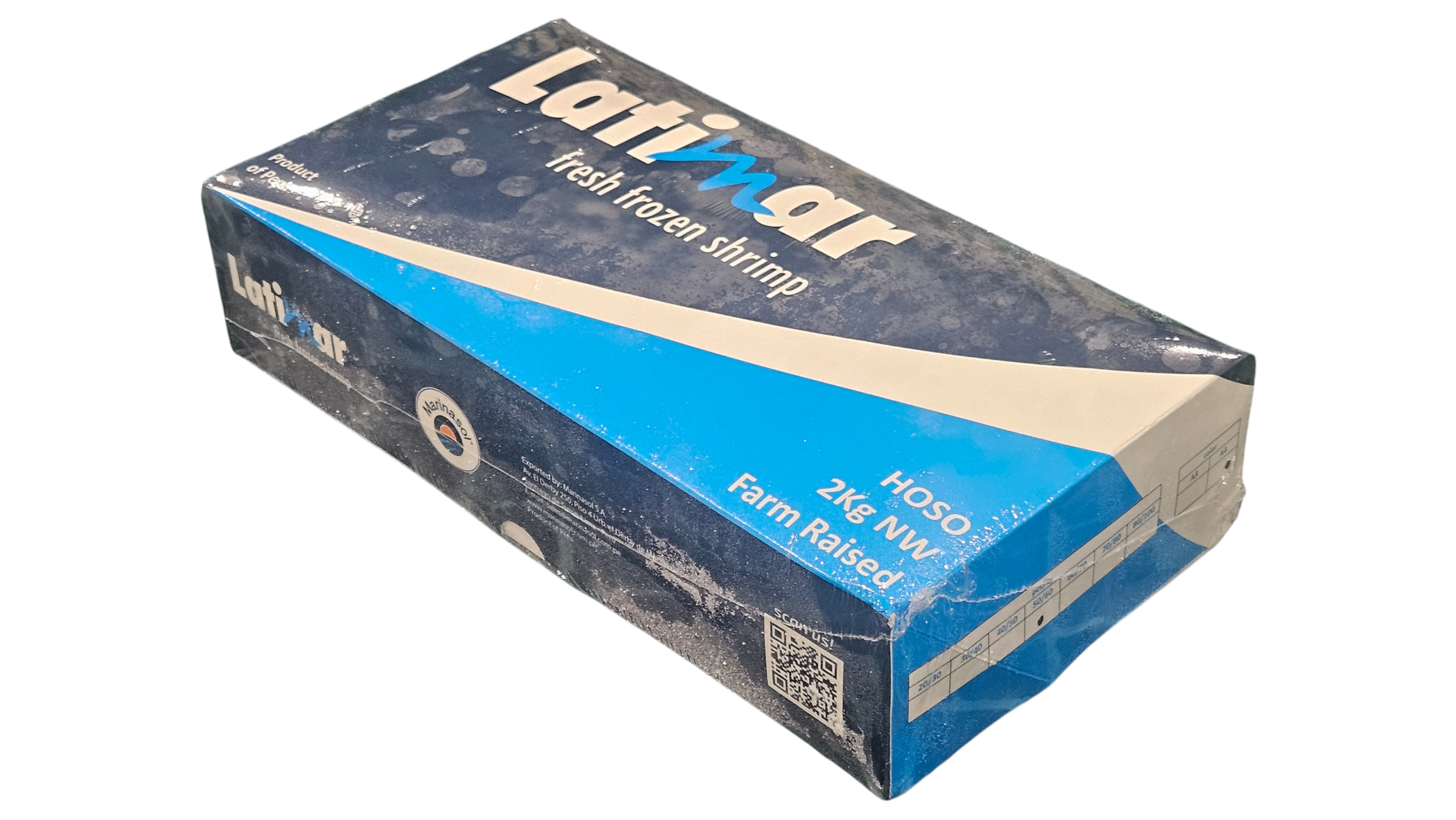 업소용 냉동 흰다리새우 51/60 (페루새우)