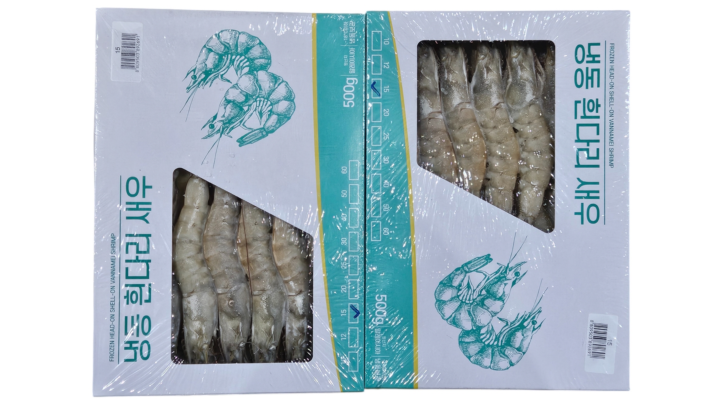 흰다리새우(중하새우) 15미