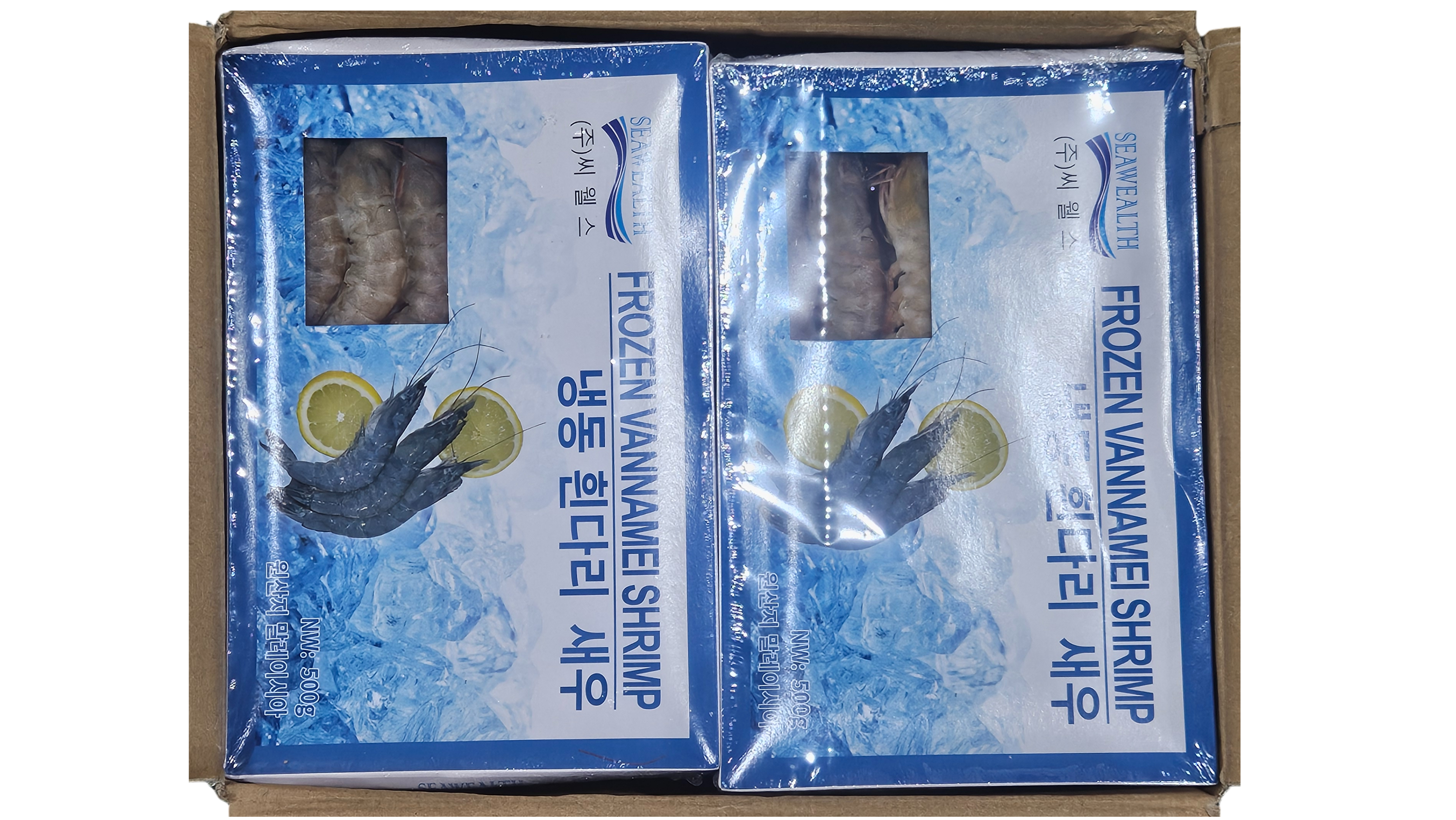 흰다리새우, 중하새우 30미 (500g, 말레이시아)