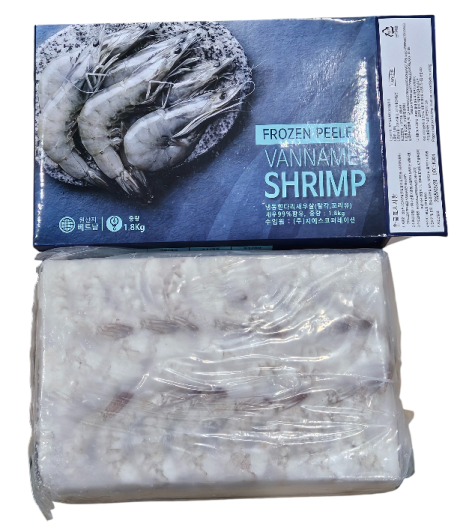 두절탈각새우(PDTO, 1.8kg, 베트남) 16/20