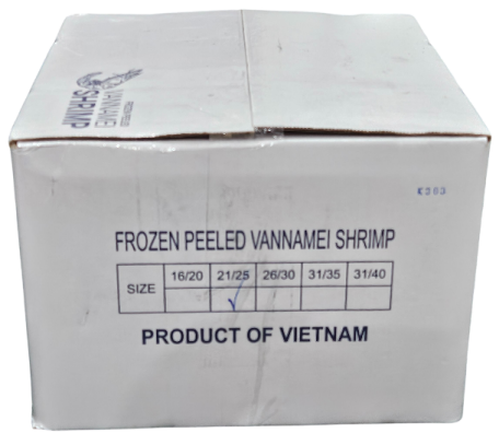 두절탈각새우(PDTO, 1.8kg, 중국) 21/25