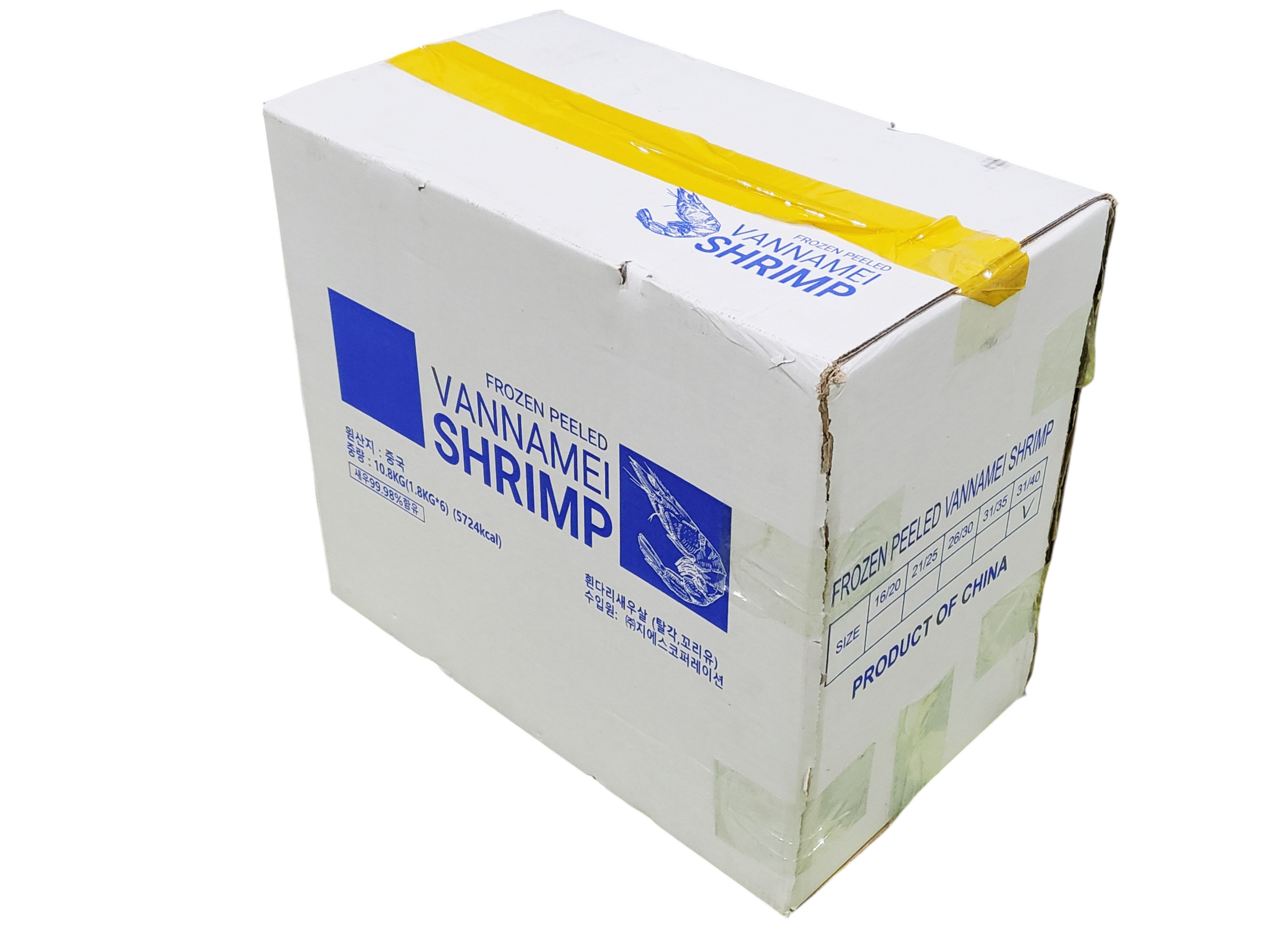 두절탈각새우(PDTO, 1.8kg, 중국) 31/40