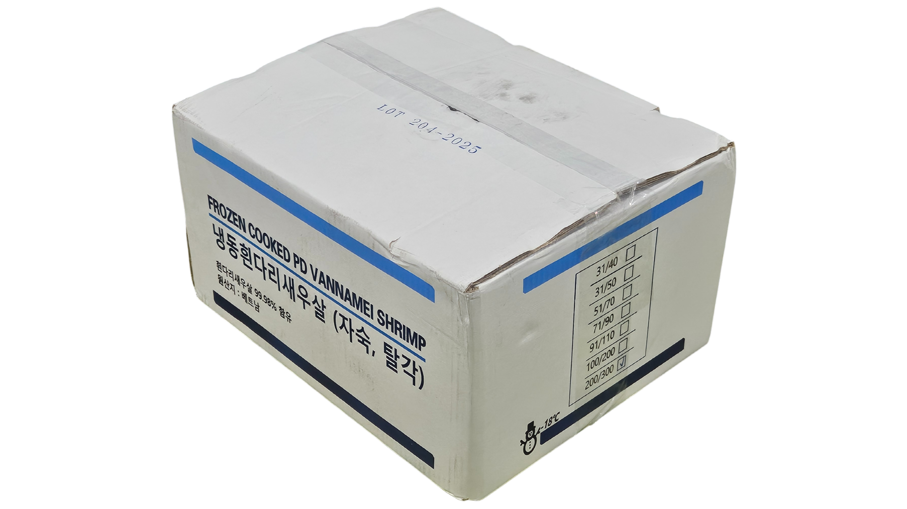 자숙새우살 (2kg, 베트남) 200/300