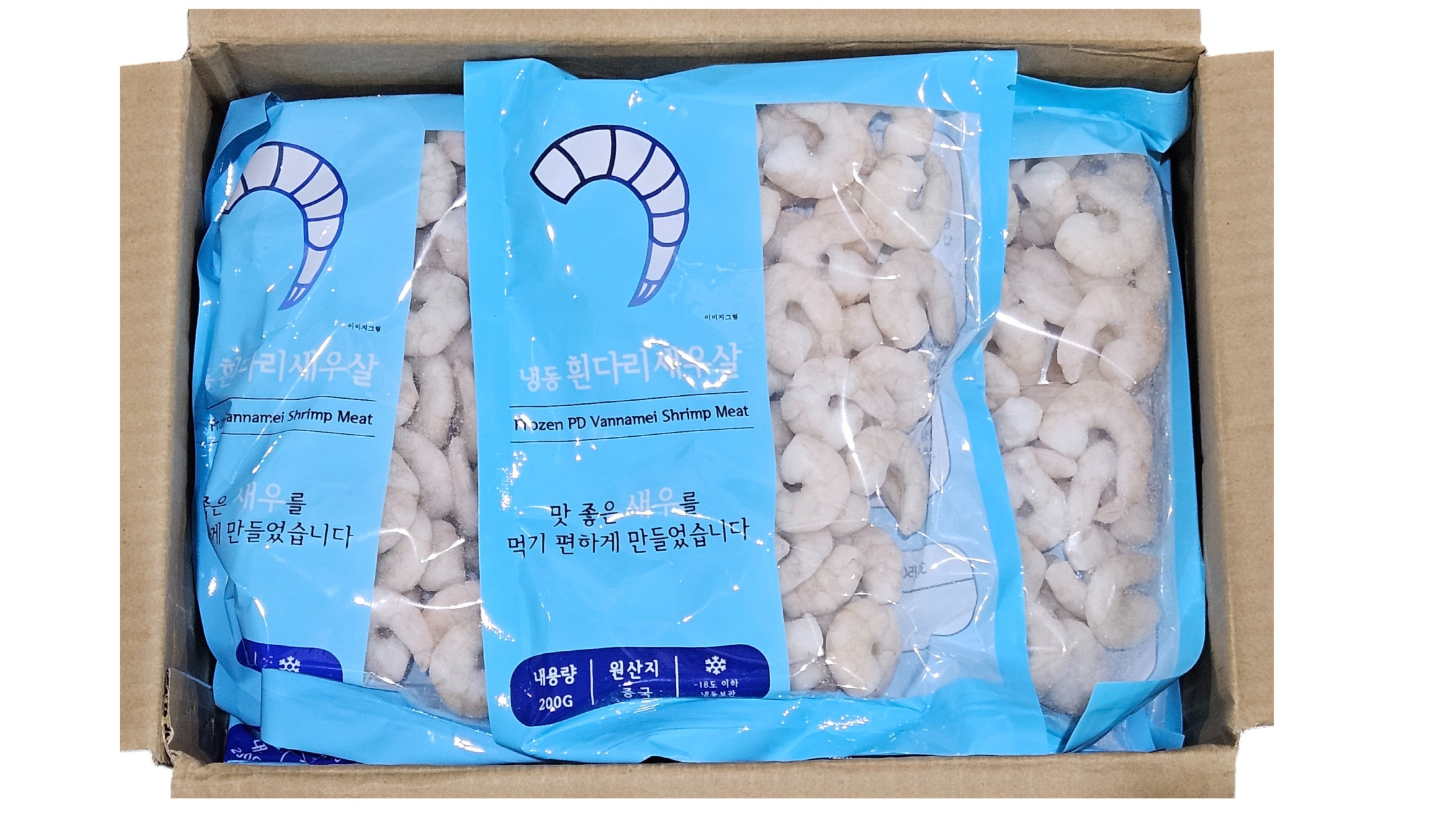 손질 생새우살 (중국,2kg) 90/120