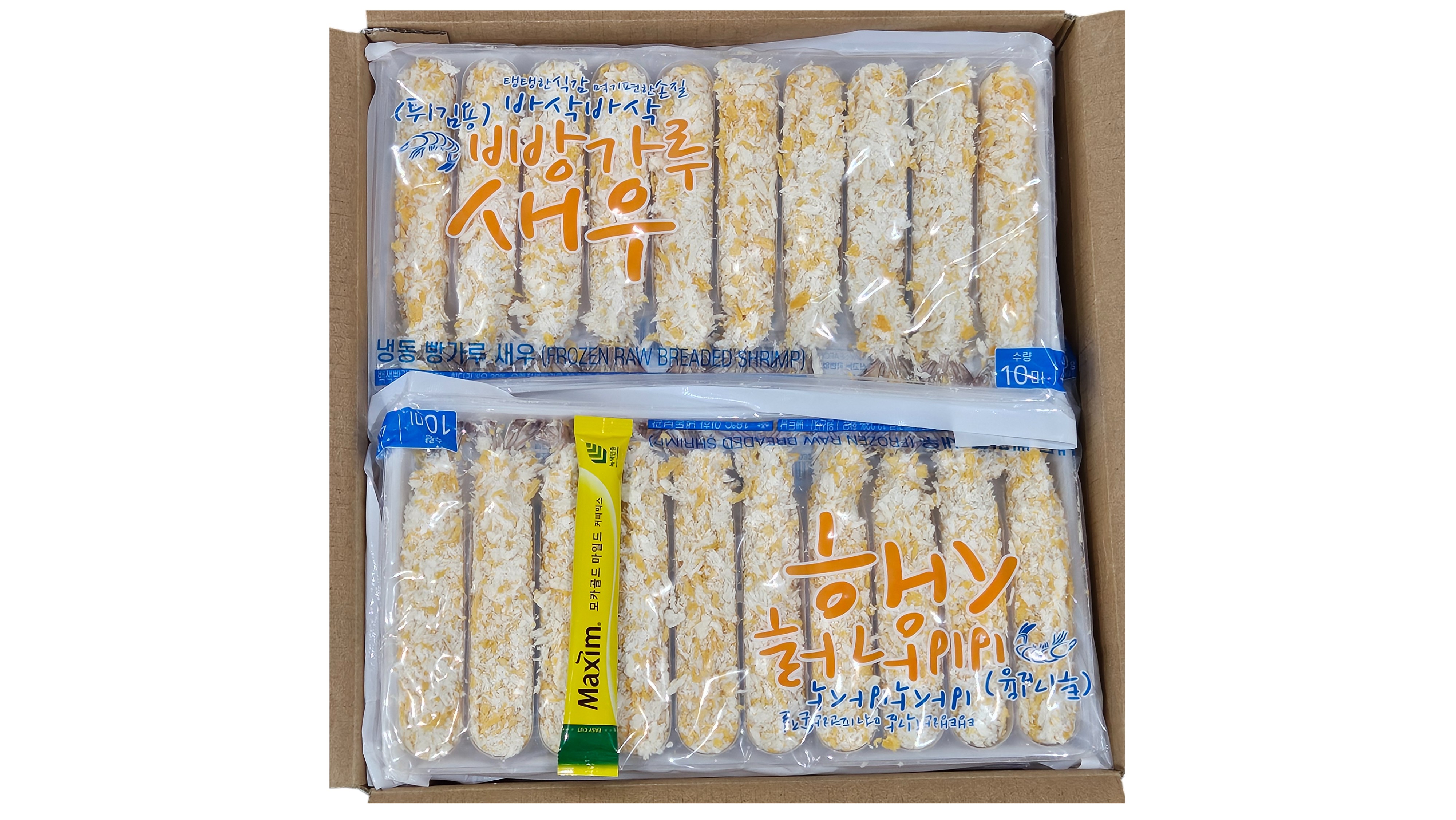 빵가루 새우(토페도새우, 머리없음) 40g/마리