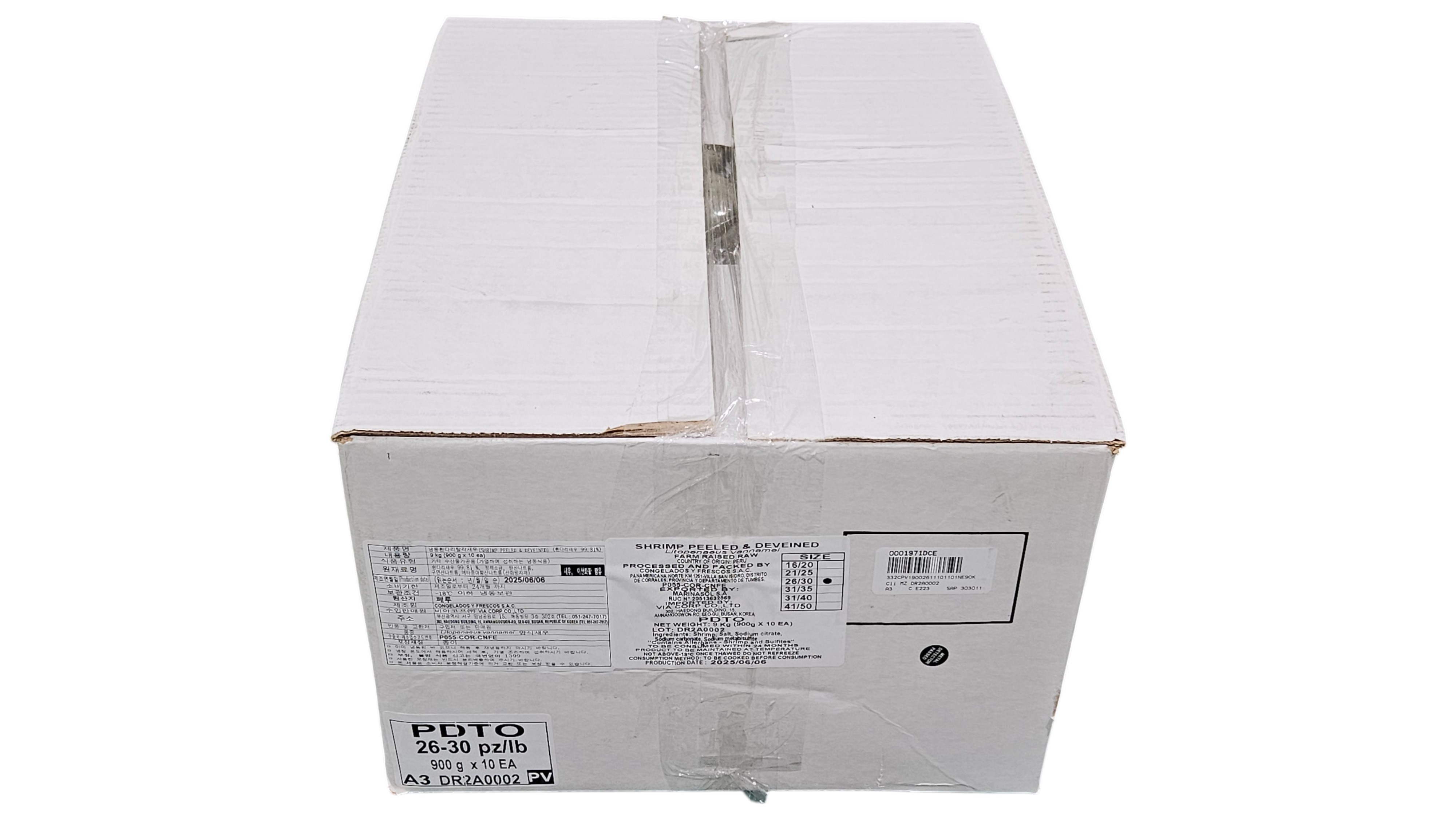 생칵테일새우(두절탈각새우,페루) 26/30