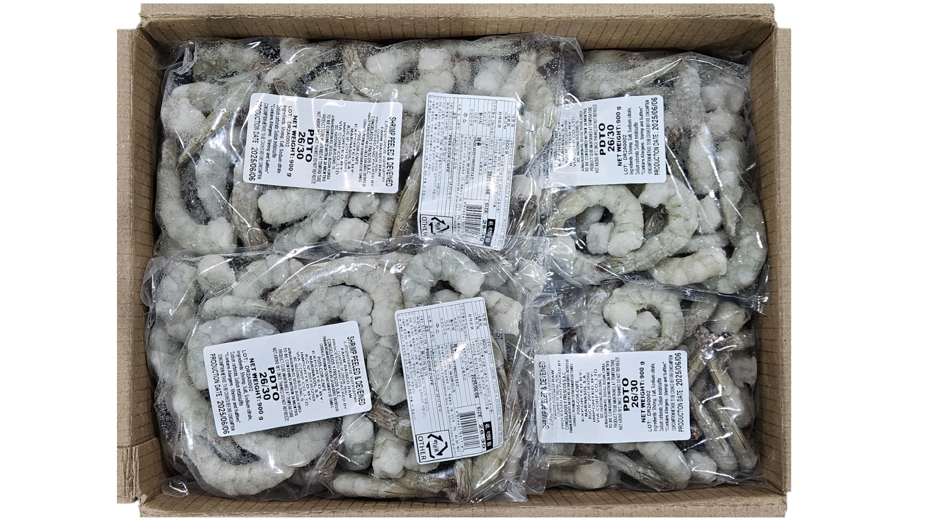 생칵테일새우(두절탈각새우,페루) 26/30