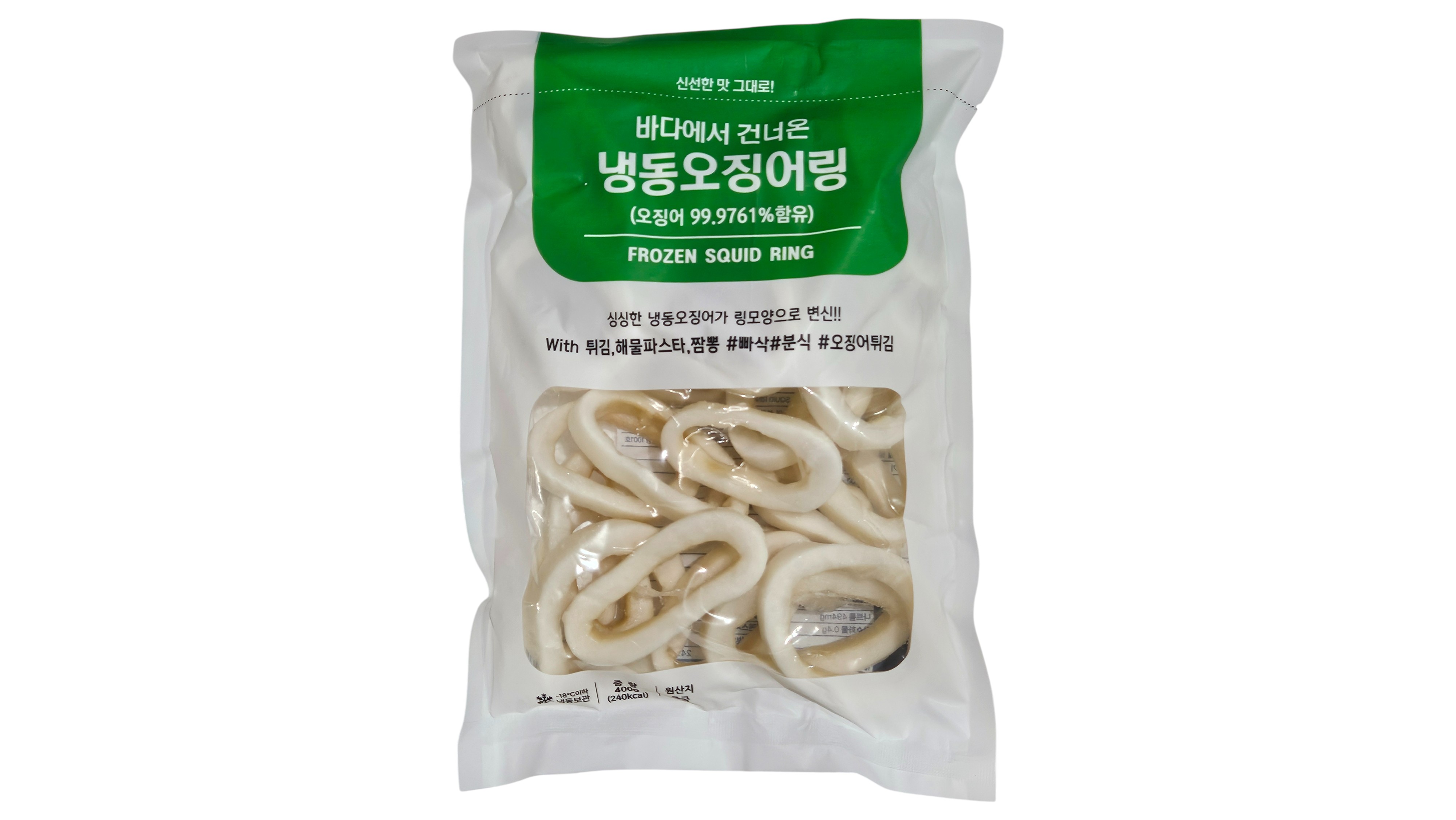 오징어링 (탈피, 비자숙, 400g)
