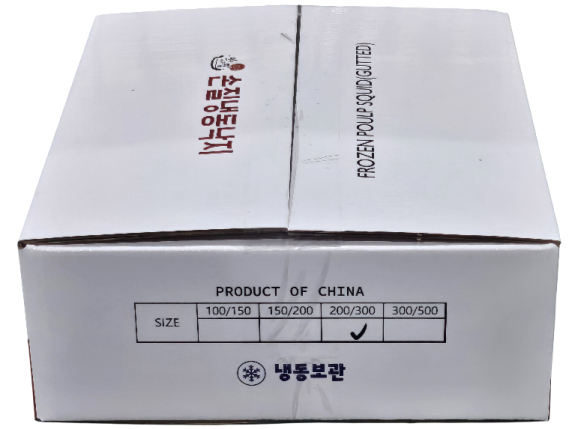 내장제거 낙지 200/300 (8/9미)