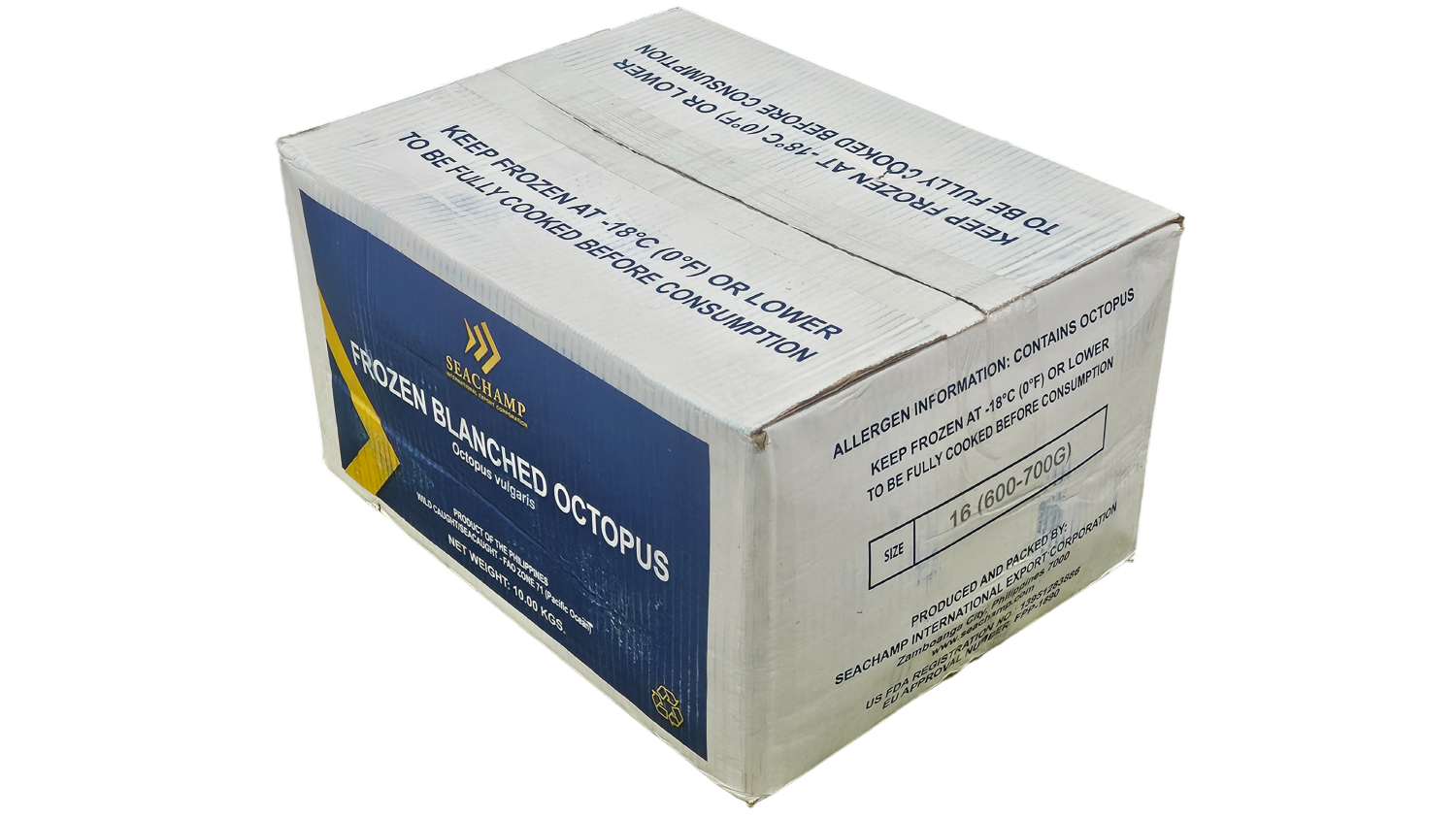 냉동 자숙문어 16미 (필리핀)