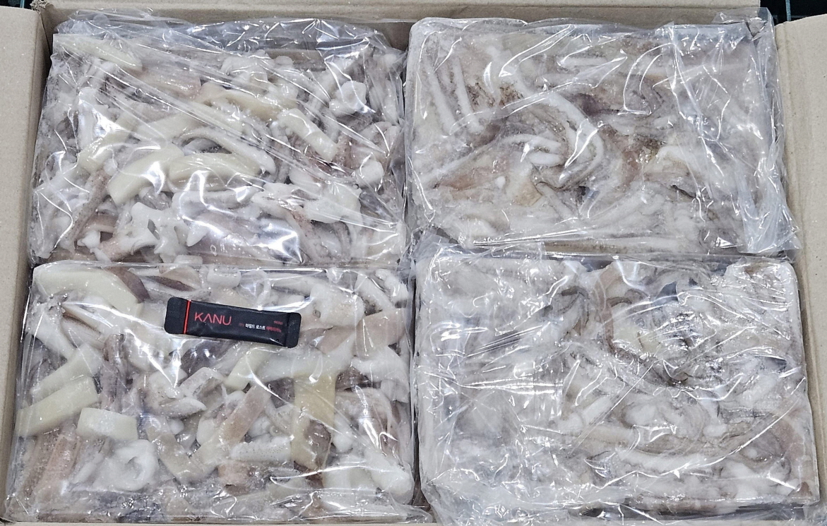 오징어채 블럭 600g, 원양산