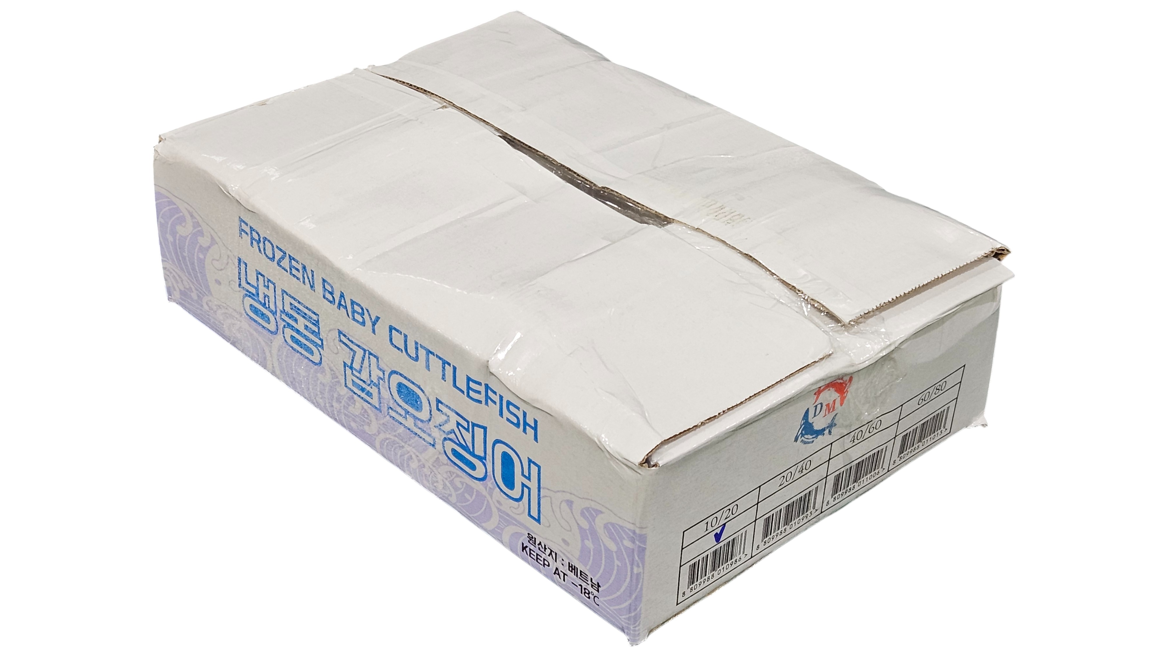 손질 미니 갑오징어 10/20 (베트남, 1.8kg, 베이비 이까)