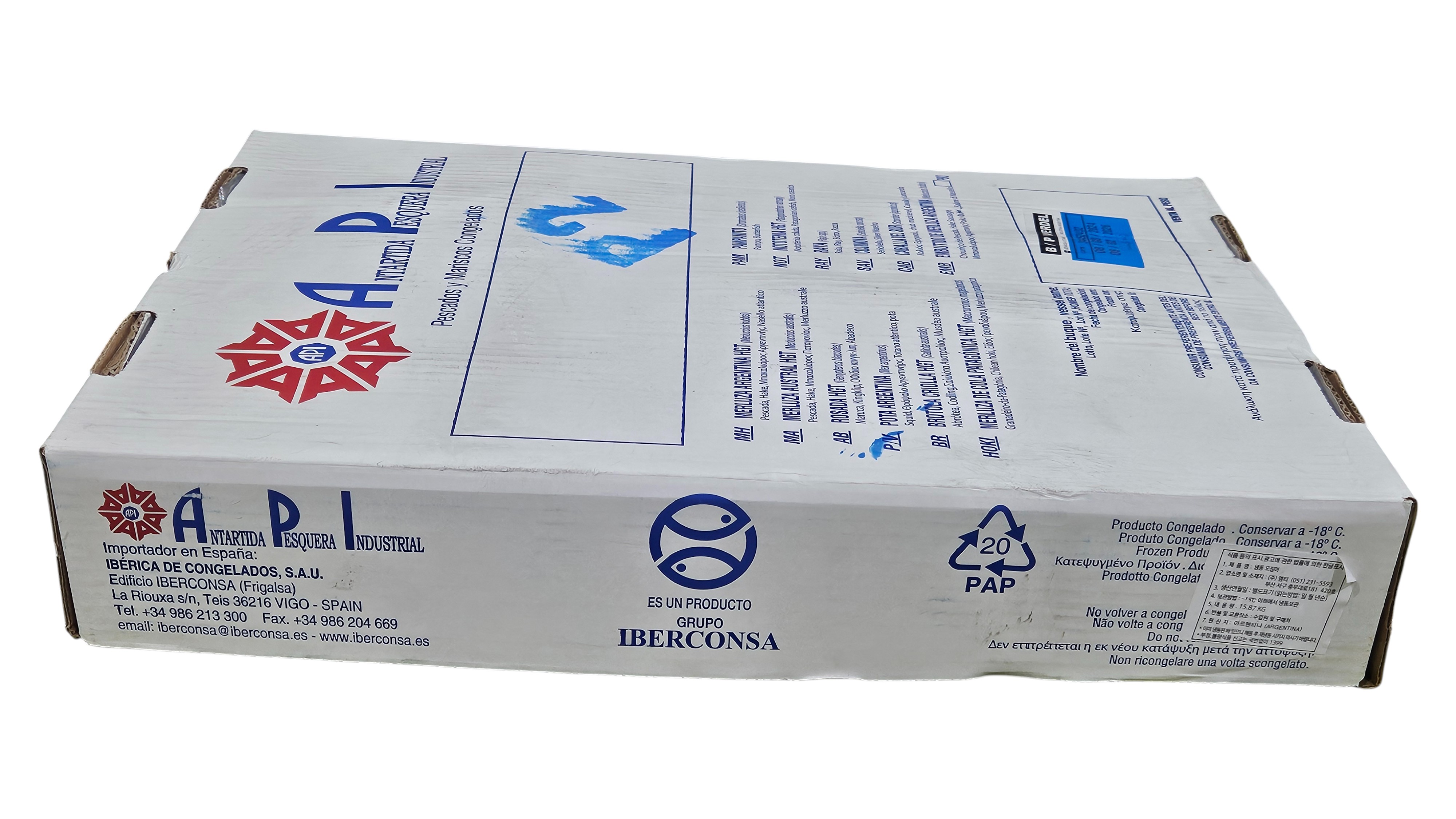 냉동 오징어 M (300/400, 13.3k, 아르헨티나)