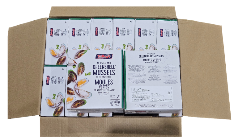 그린홍합, 반탈각 홍합 (M)