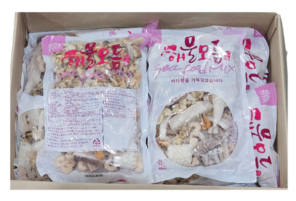 해물 모듬 (7kg, 손질 해물 믹스)