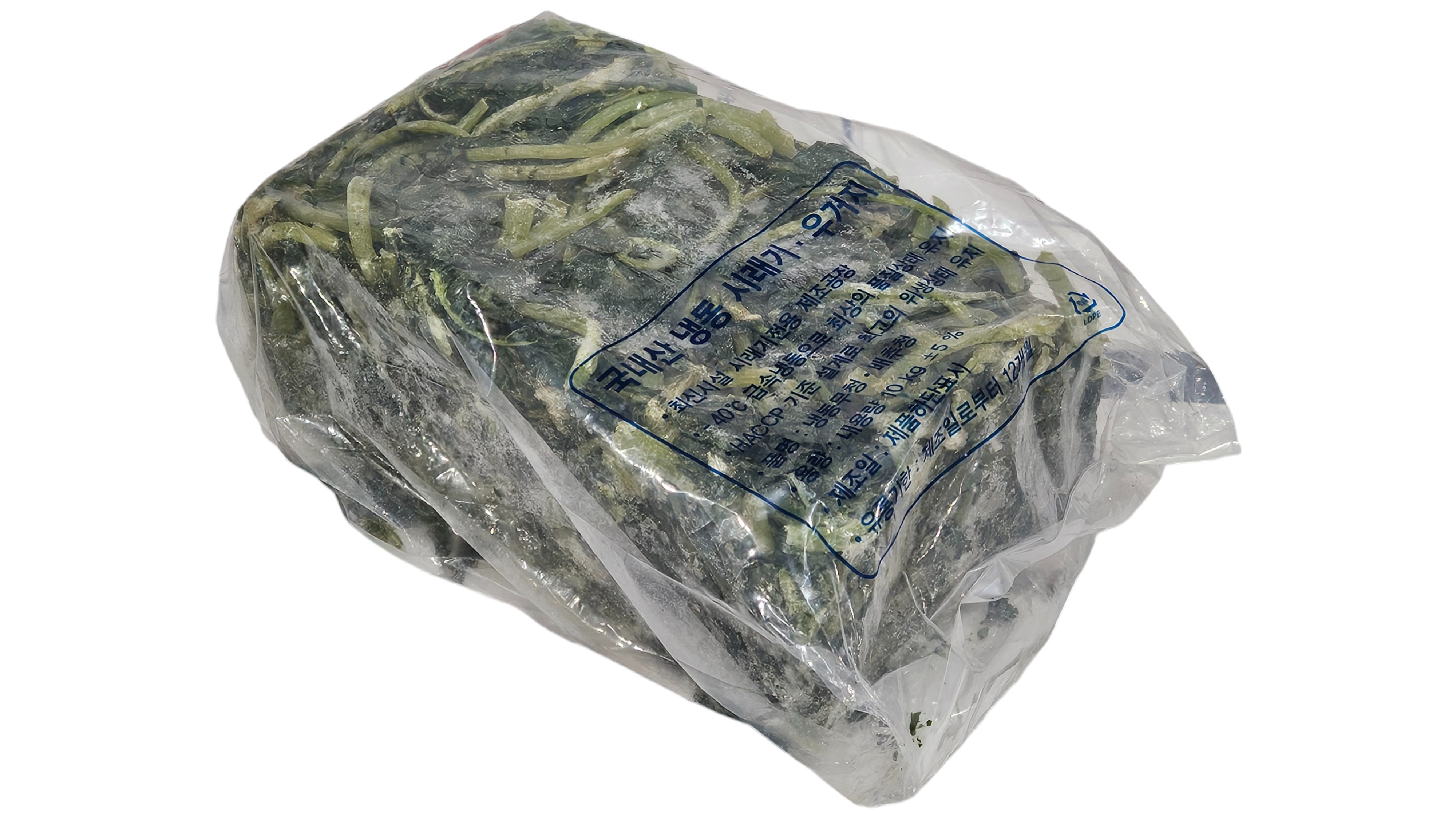 냉동 무청시래기 (삶은 데친 시래기, 10k, 해남)